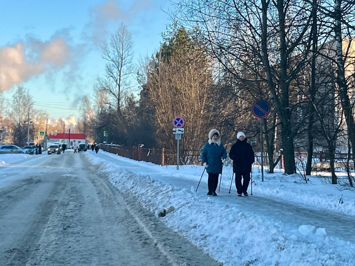 Тротуар на ул. Олимпийской - можно идти и даже с удовольствием!