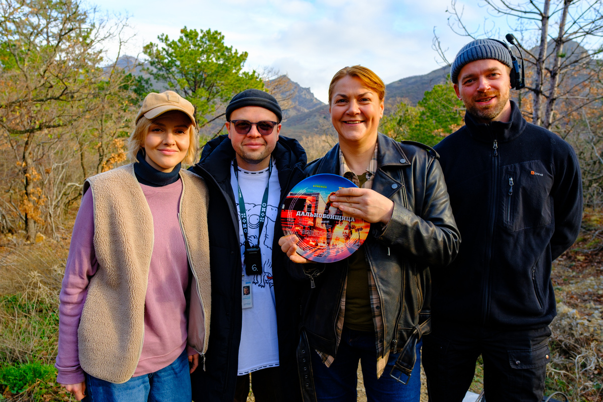 Съёмки сериала «Дальнобойщица» // Фото: пресс-служба арт-кластера «Таврида»