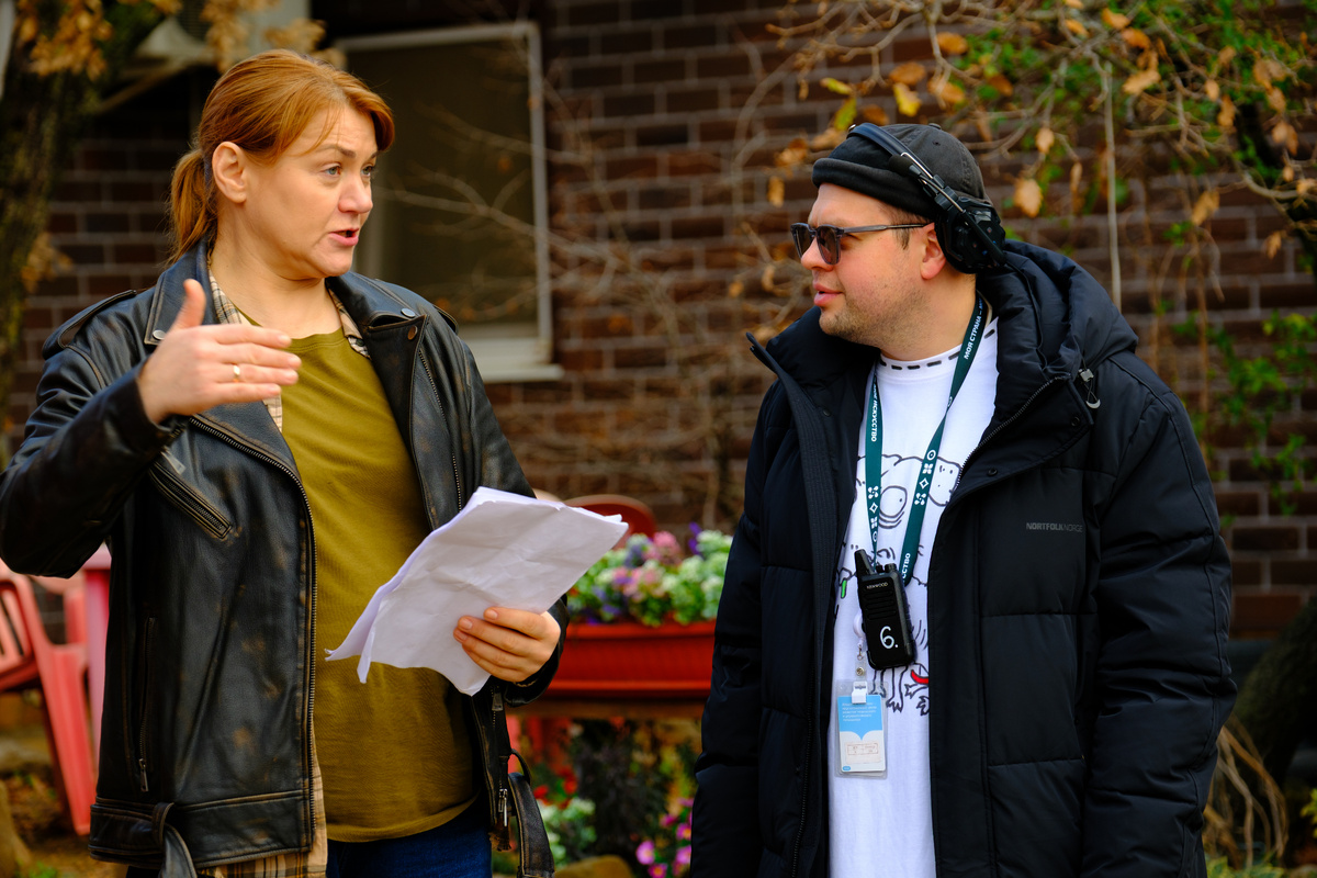 Съёмки сериала «Дальнобойщица» // Фото: пресс-служба арт-кластера «Таврида»