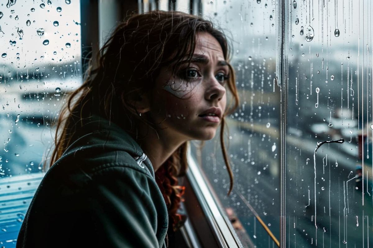 В Петербурге установилась осенняя погода.  Фото: Изображение сгенерировано нейросетью Kandinsky 3.1