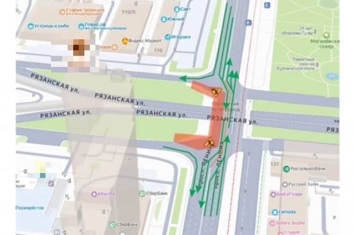    На Орловском путепроводе в Туле ограничат движение транспорта