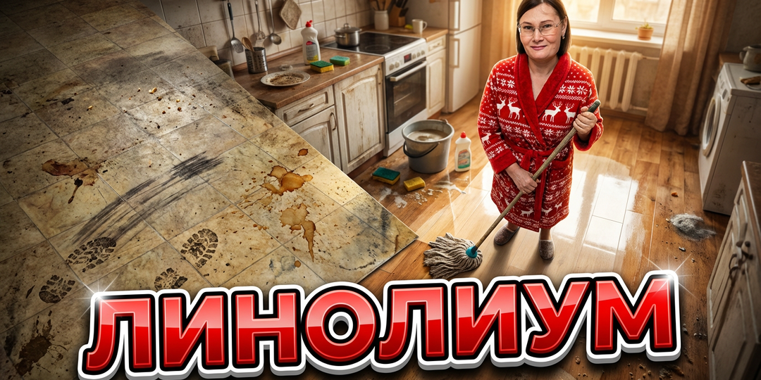 Как правильно мыть полы разных типов - Линолеум.