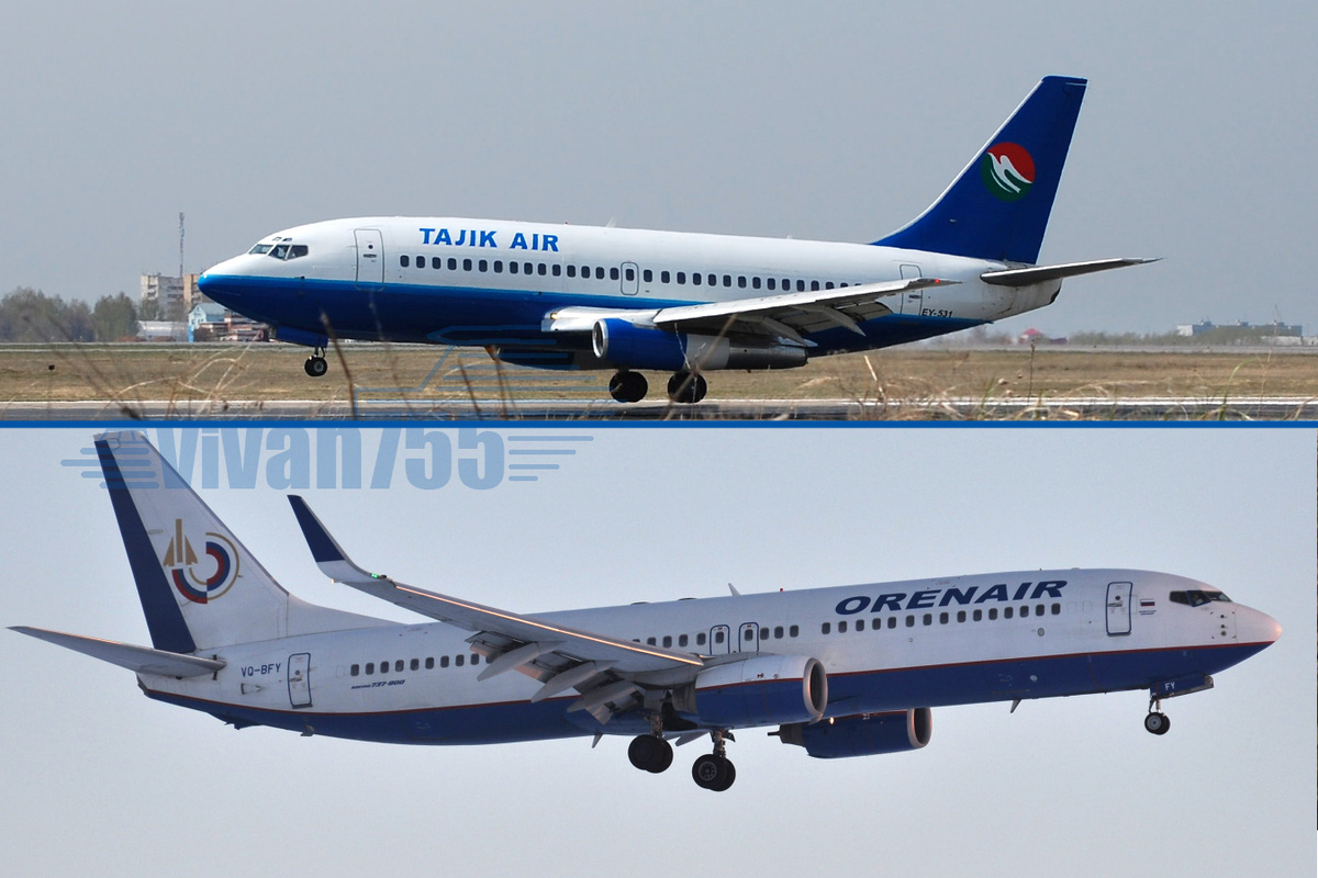 В колобке Боинга 737-200 не сразу видно родство с куда более поздним 737-800