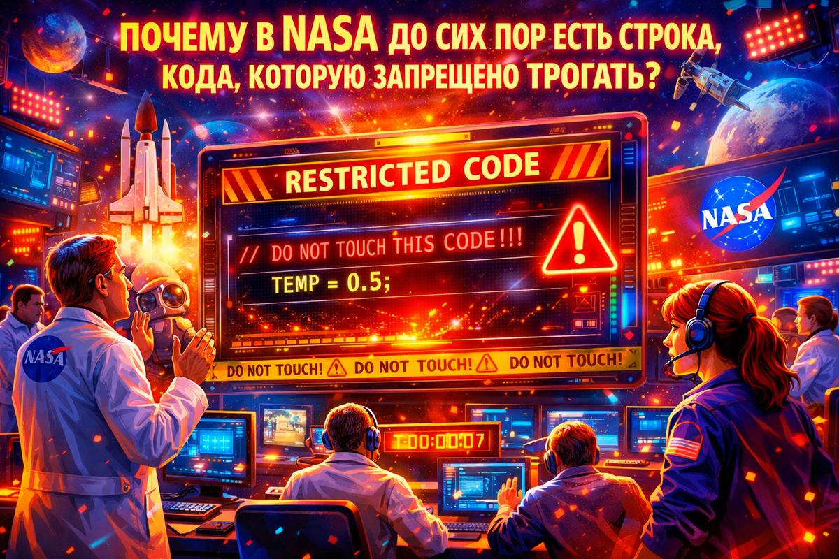 Почему в NASA до сих пор есть строка кода, которую запрещено трогать?