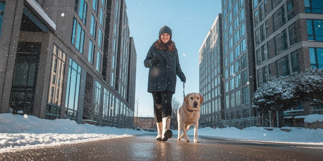 Правила зимних прогулок с питомцами: как защитить хвостатых друзей в морозы