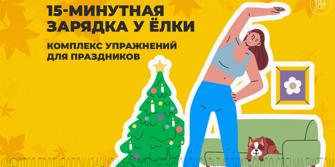 Тренировка для новогодних каникул на 15 минут