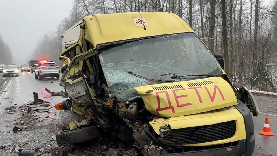     21 человек пострадал в ДТП с перевозившим детей микроавтобусом под Брянском t.me/Брянская полиция