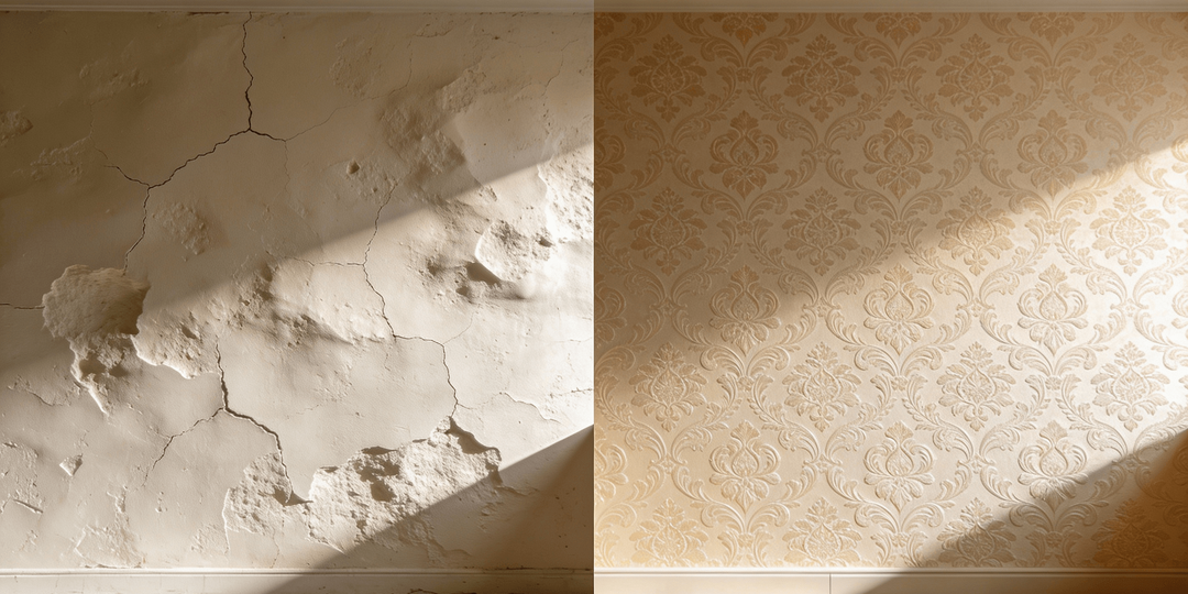 Обои для неровных стен: какие выбрать чтобы скрыть неровности и дефекты
