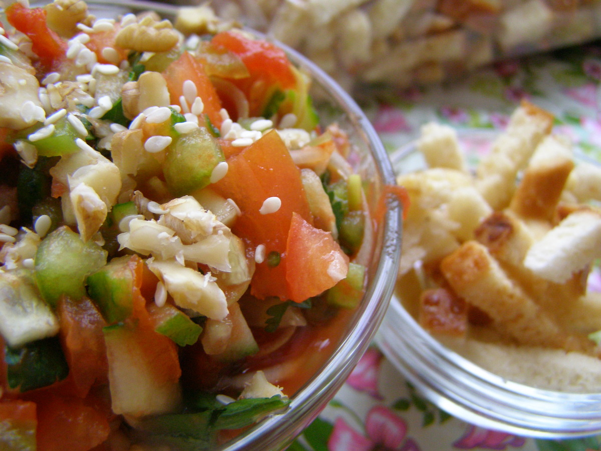 Можно все это измельчить.