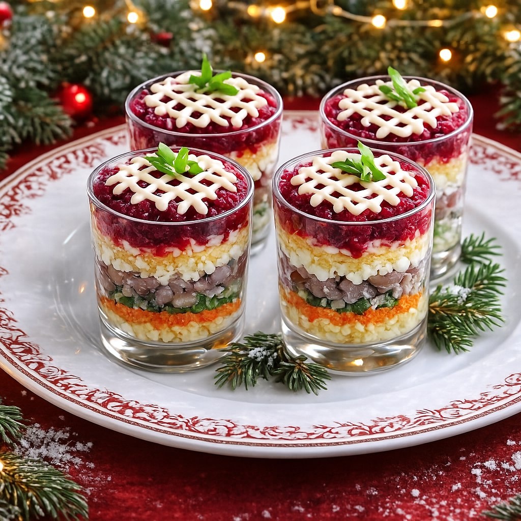 Шуба в стакане