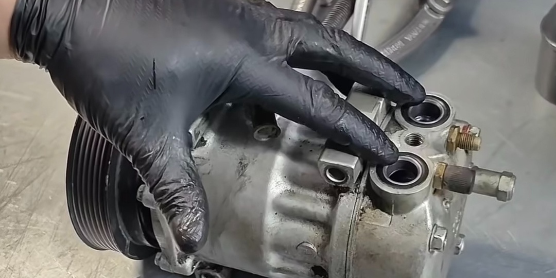 Ремонт компрессора кондиционера SAAB 9000: диагностика, восстановление, результат