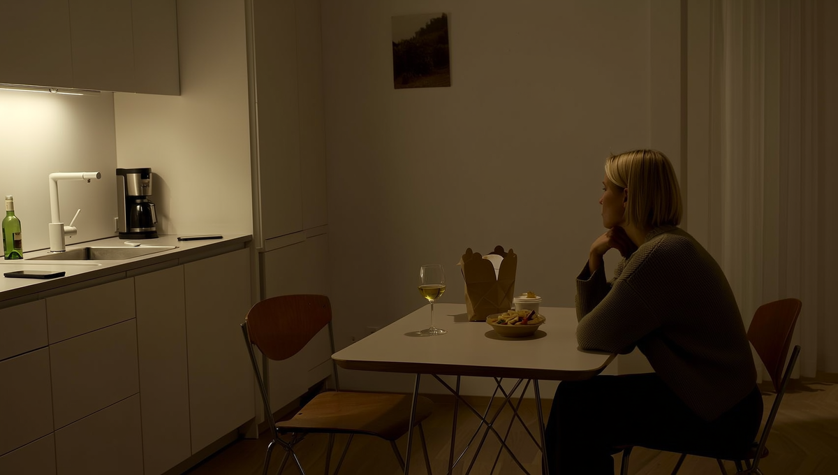 Когда «мне никто не нужен» звучит громче, чем кажется. 🍷🖤