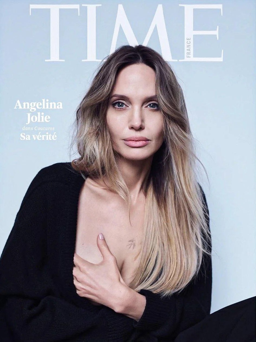 Анджелина Джоли. Фото: Time France