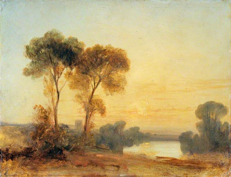 «Закат, набросок». Музей Виктории и Альберта.