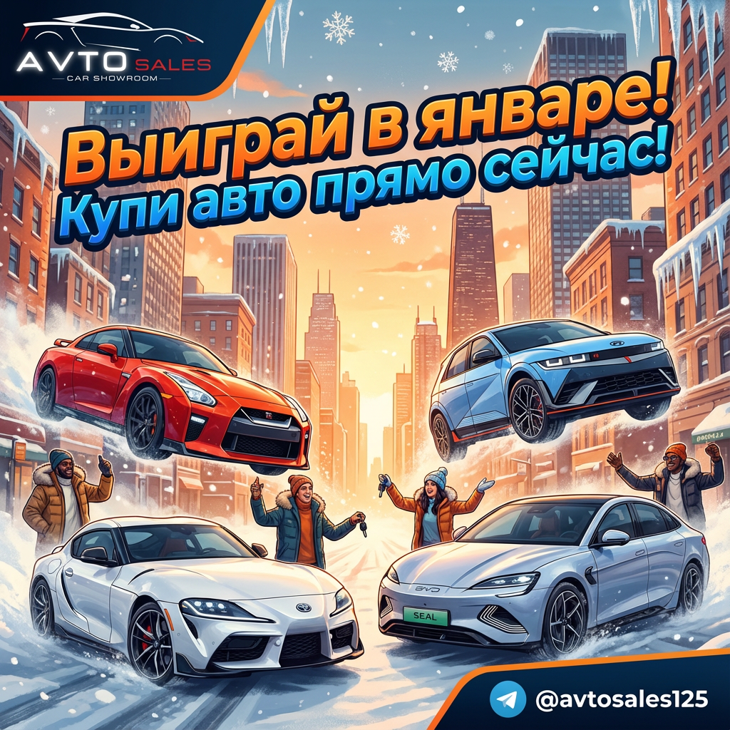    Выгодная покупка авто в январе: почему сейчас идеальное время для сделки Авто Сейлс