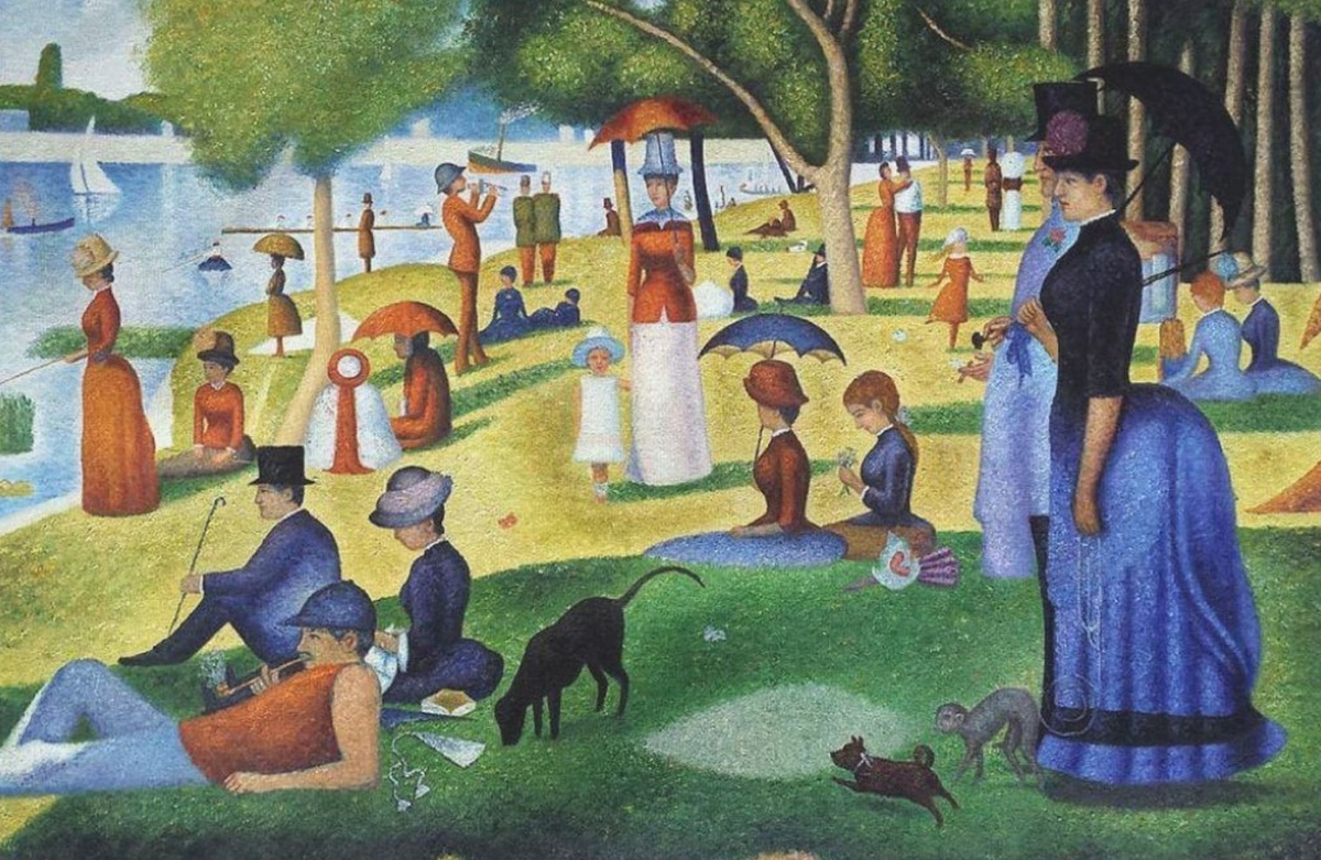 Картина «Воскресный полдень на острове Ла-Гран-Жатт»