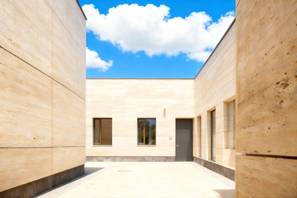 Травертин не боится времени, он заключает с ним союз.