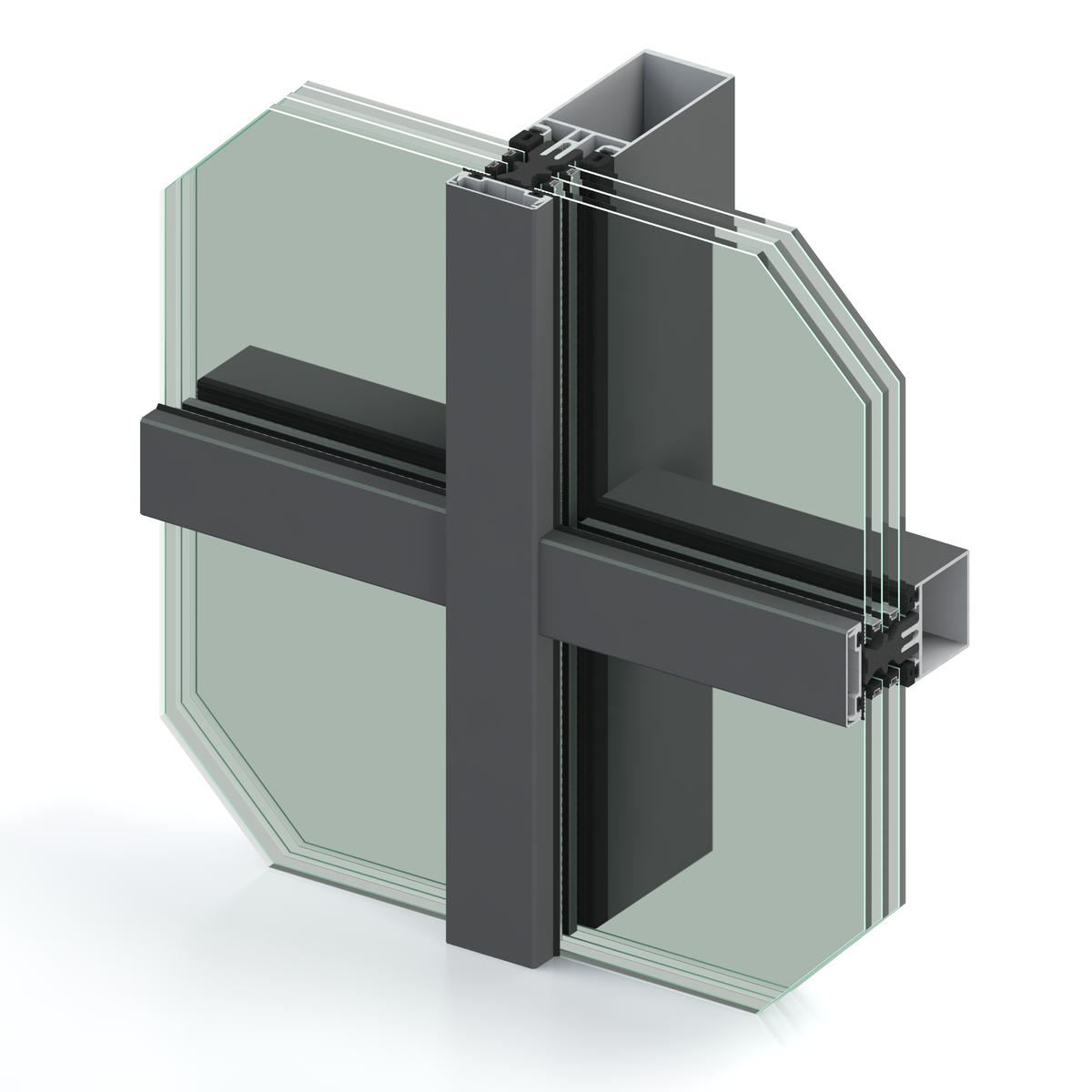 RF 50 Стоечно-ригельный фасад