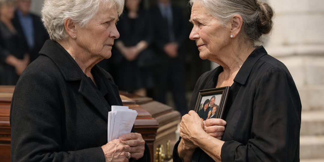 Они прожили 40 лет вместе, но на похоронах выяснилось, что у него была вторая семья