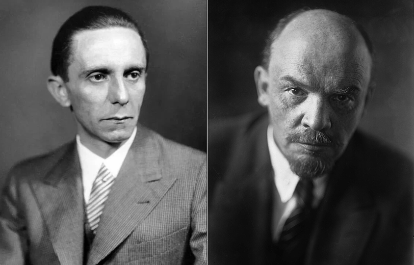 Что связывает нациста Геббельса с коммунистом Лениным?