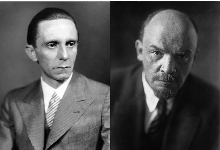 Йозеф Геббельс и Владимир Ленин. Фото из открытого источника