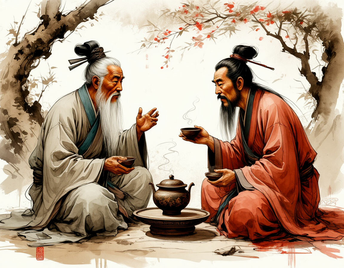 Конфуций и Лао Цзы придумывают китайскую цивилизацию