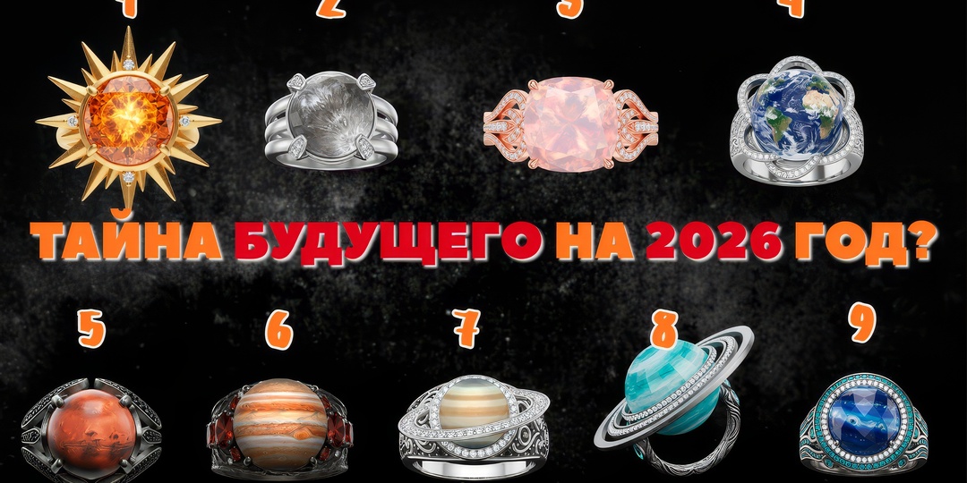 Тест! Судьба в деталях: какое кольцо раскроет вашу тайну будущего на 2026 год?