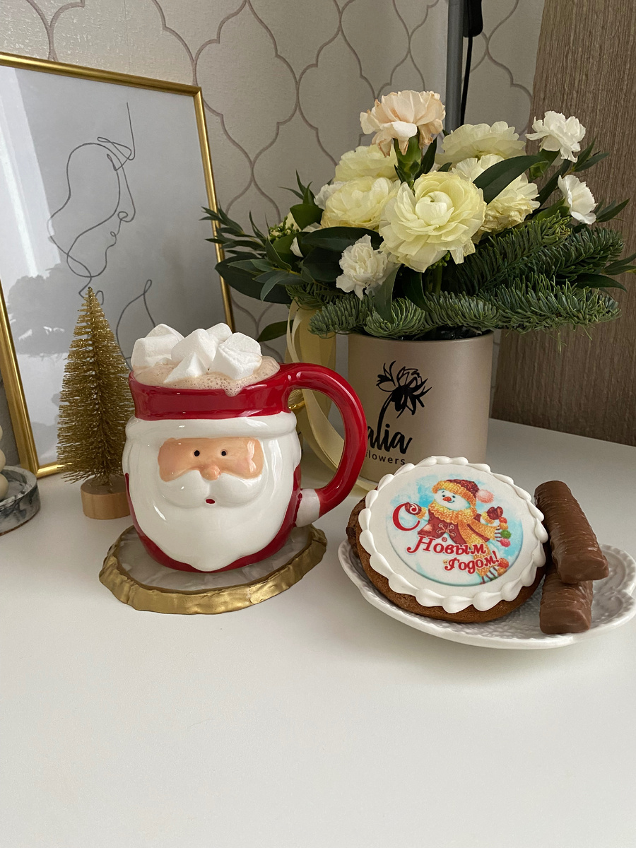 Картинка для новогоднего настроения. Фото мое. 