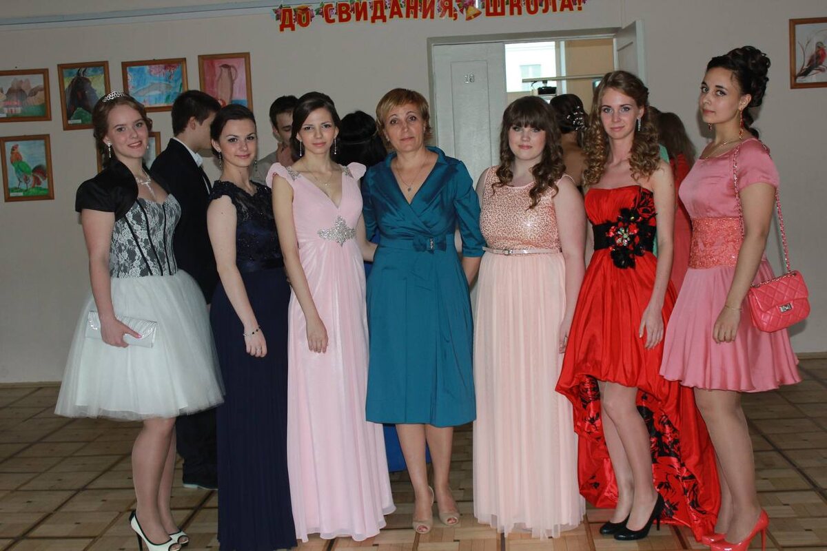 Школьные фотографии из личного архива Маши 