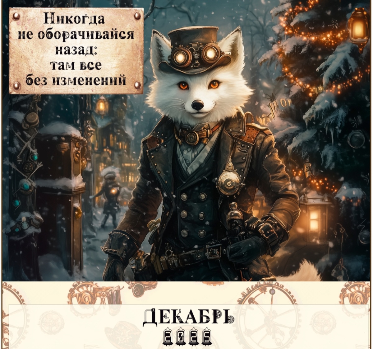 Ох, не ту зверушку я год назад выбрала для декабря!..