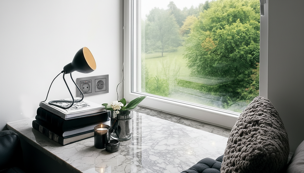 Кварцевый подоконник La Dolce Vita от Quantra Quartz