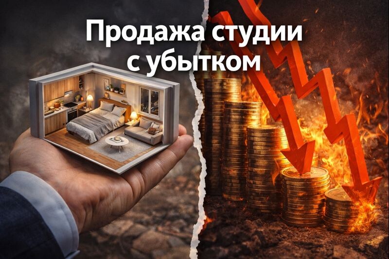 Цена вроде бы не упала, а деньги всё равно исчезли. Так выглядит реальность продажи студии для многих собственников. Рынок наказывает за решения, принятые без расчёта.