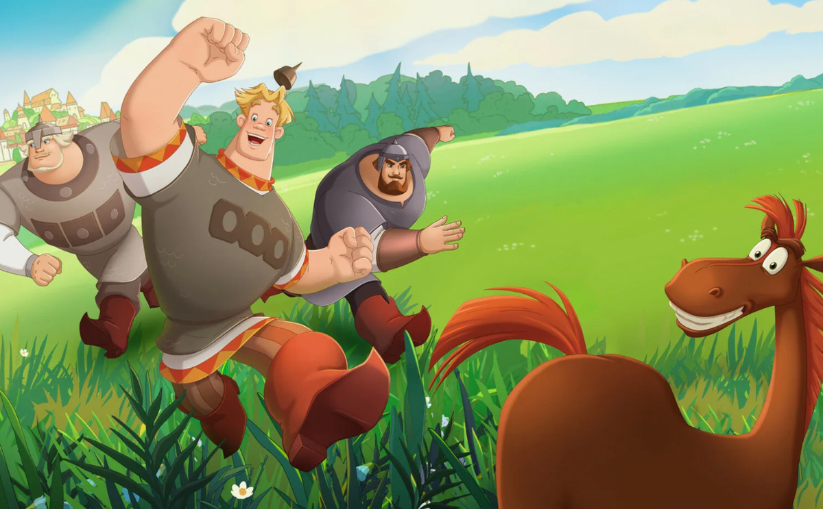 Кадр из мультфильма «Три богатыря. Ни дня без подвига» из открытых источников