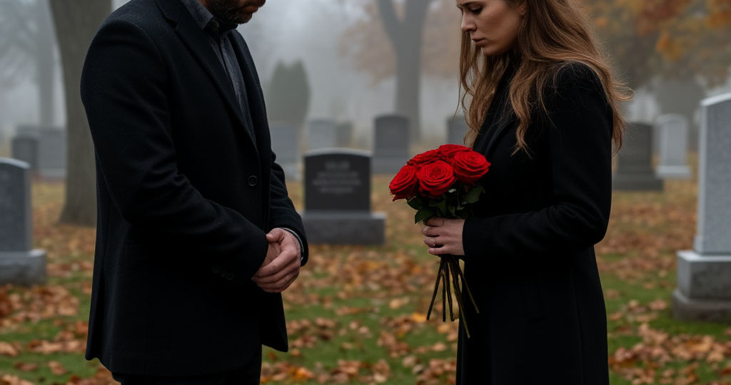 Мой муж 10 лет ходил на одно кладбище. В день нашей годовщины я узнала, чья это могила