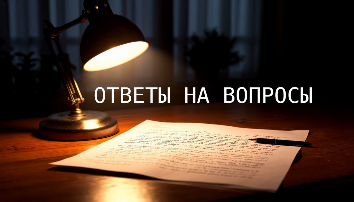 Отвечаю на ваши вопросы