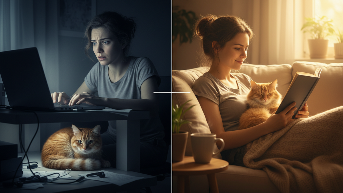 Ваш питомец — это эмоциональное зеркало. Хотите узнать своё истинное состояние? Посмотрите на него