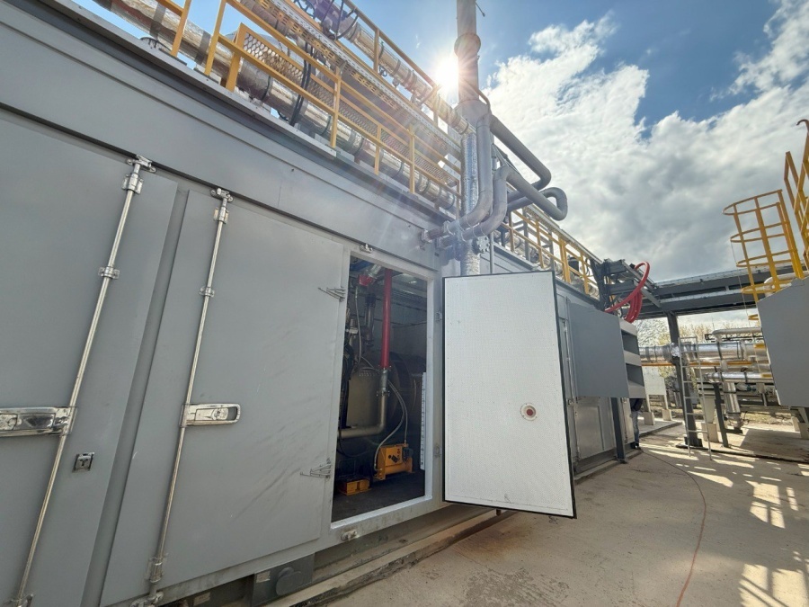 ГПУ в контейнере для Бумажной фабрики