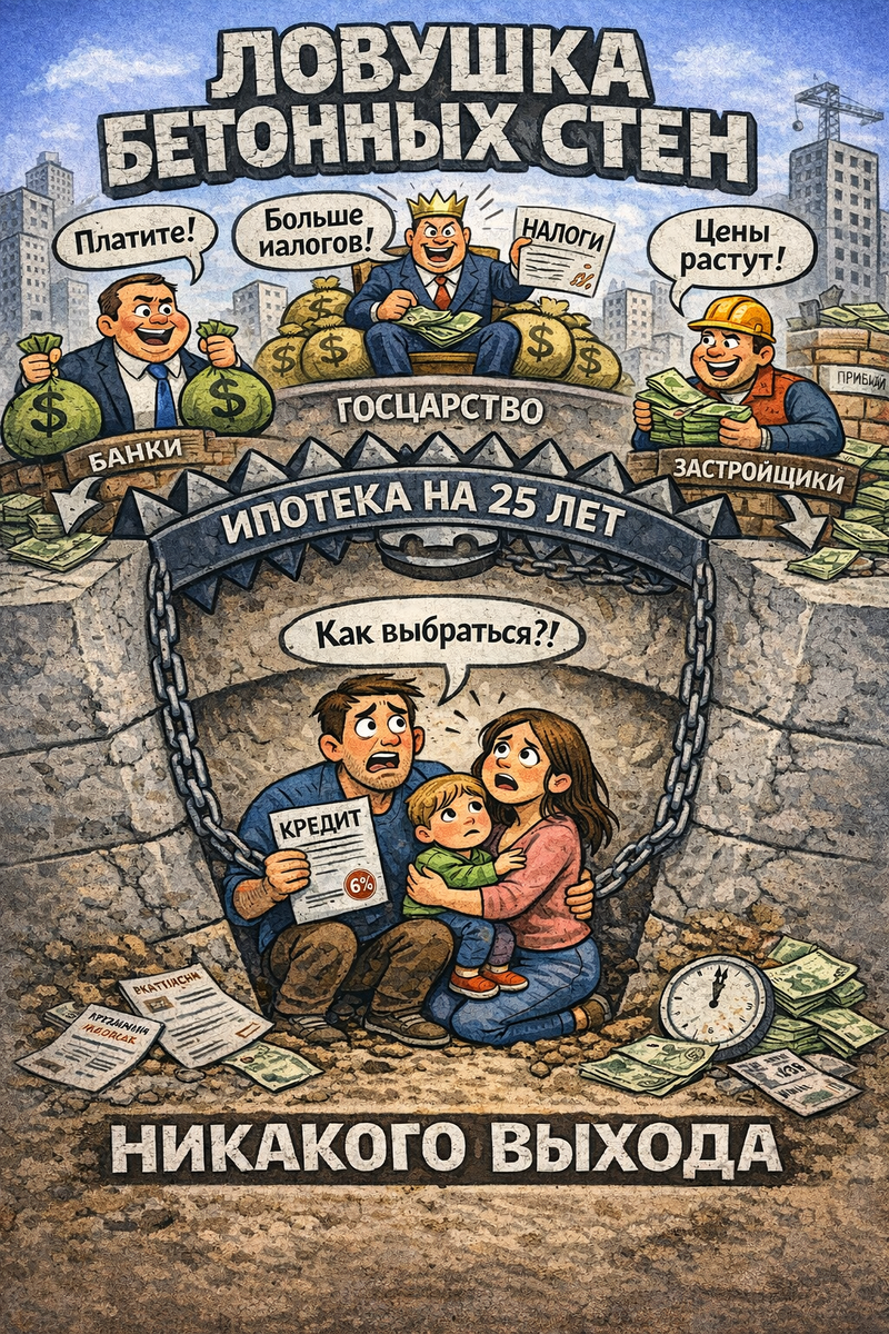 Бетонный пузырь: когда лопнет и кто утонет