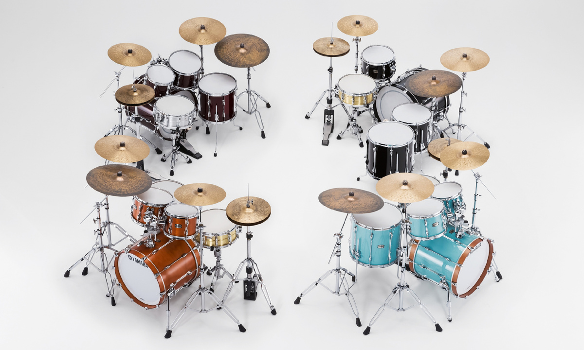 Варианты исполнения барабанов Yamaha серии Recording Custom