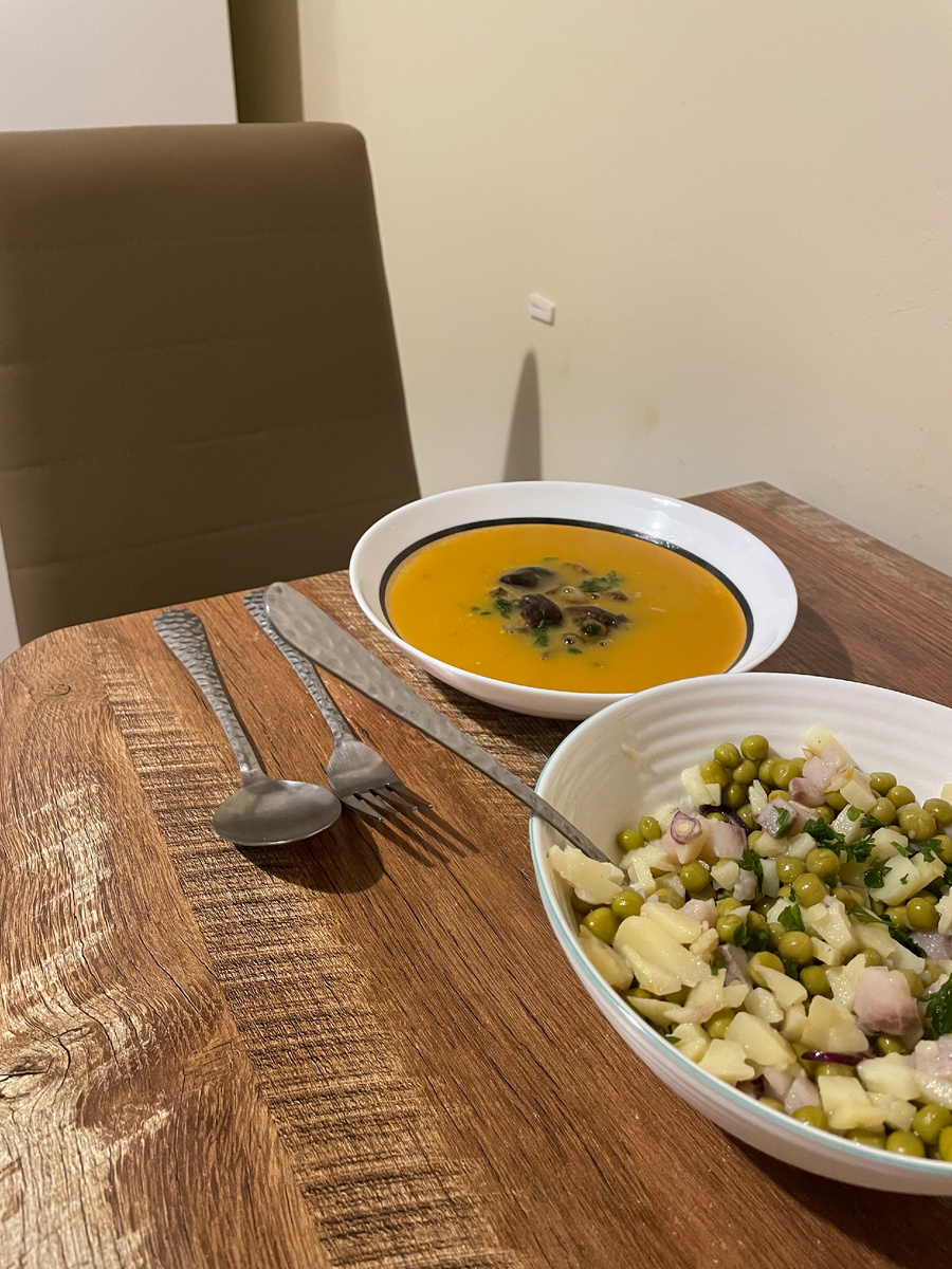 Этот вариант с картофелем.