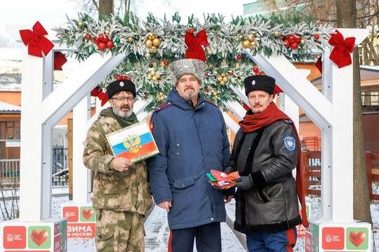    Казачье общество «Кунцево» отправило очередную партию гумпомощи в зону СВО