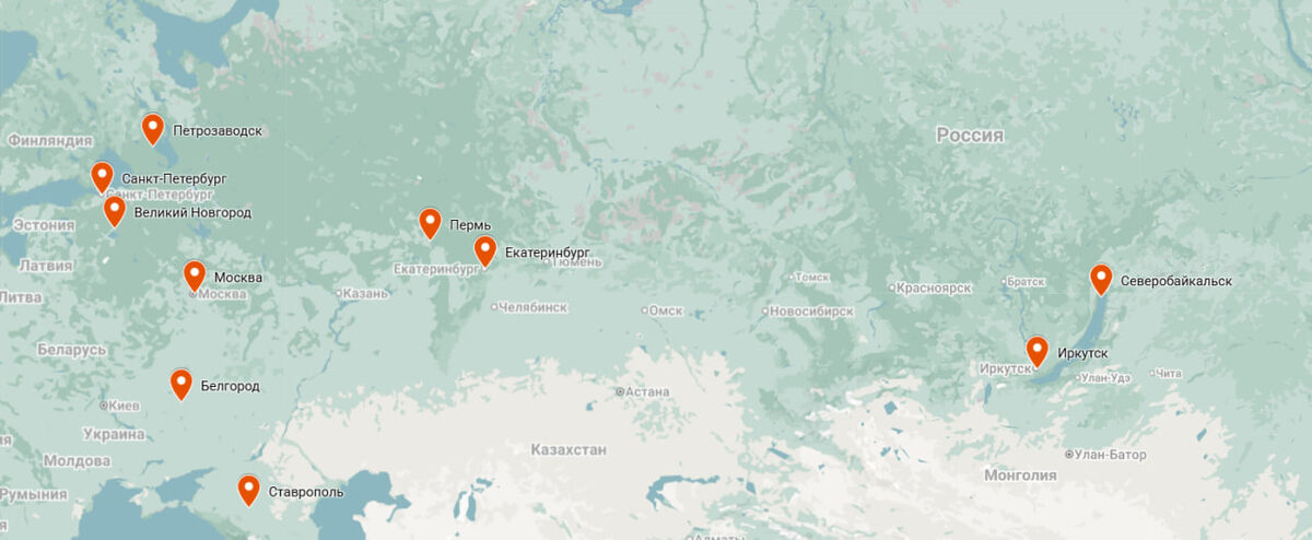 География опроса