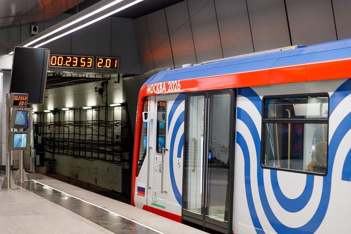    Новый состав "Москва-2026" начал работу на Замоскворецкой линии метро
