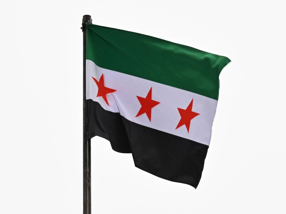    Флаг сирийской оппозиции | © РИА Новости / Екатерина Чеснокова