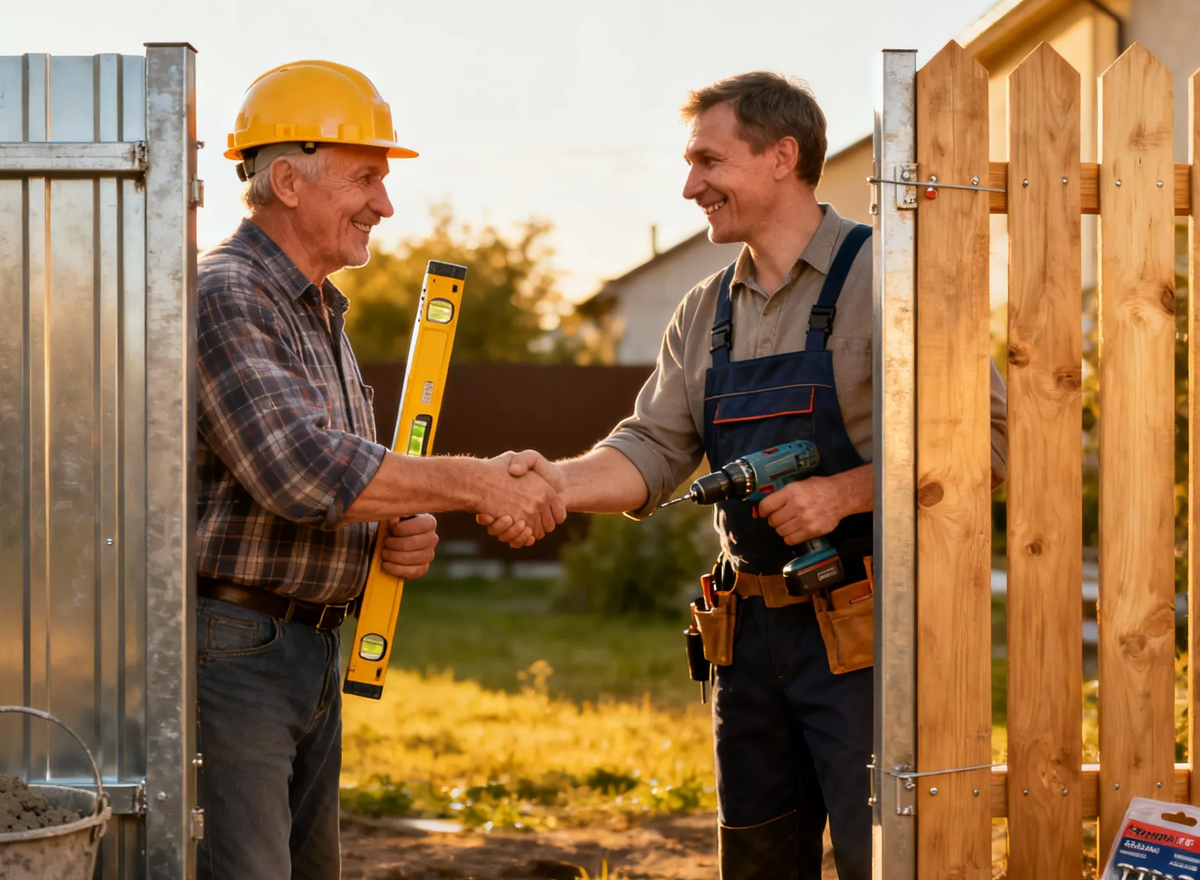 Главный секрет хорошего забора — чтобы у него было два хозяина. Тогда он не разделяет, а соединяет.