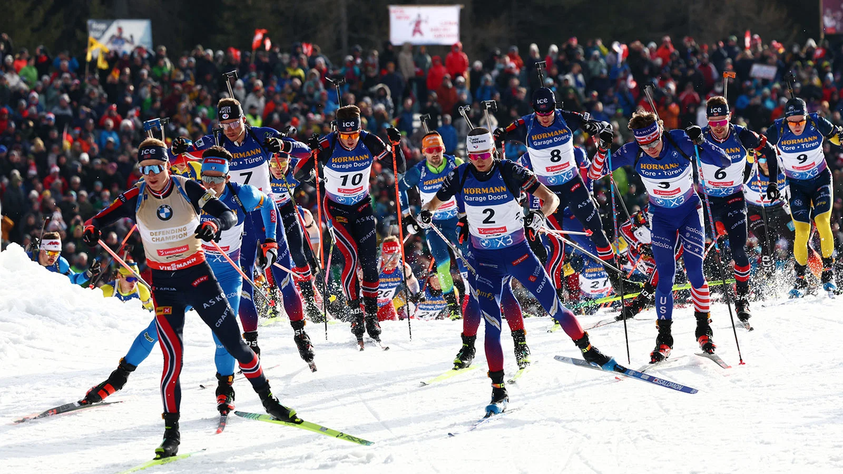 Чемпионат мира по биатлону (Фото Denis Balibouse / Reuters)