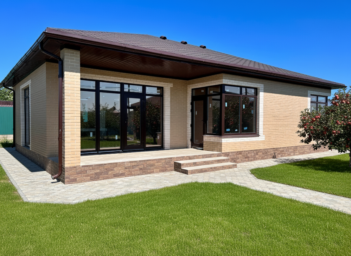 Дом построен ООО "СК "Домовой" (г. Краснодар)