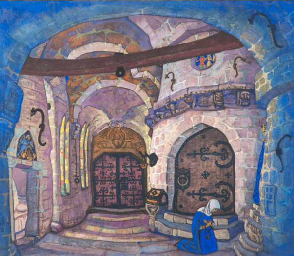 «В монастыре», 1914