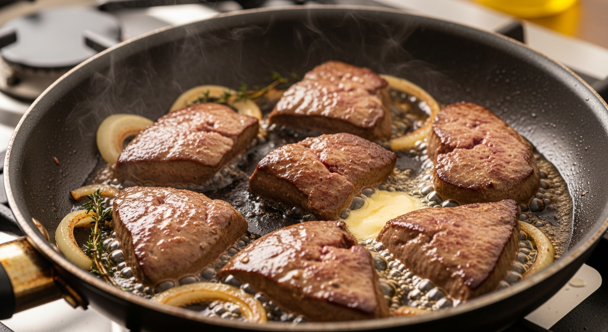 Печень говяжья как приготовить мягкую на сковороде