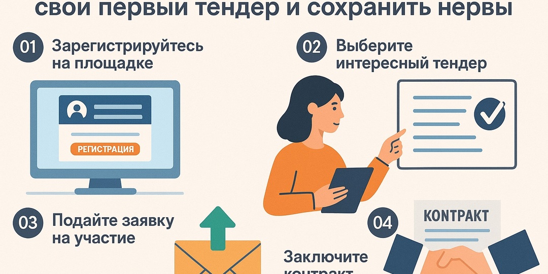 Пошаговая инструкция: как выиграть свой первый тендер и сохранить нервы